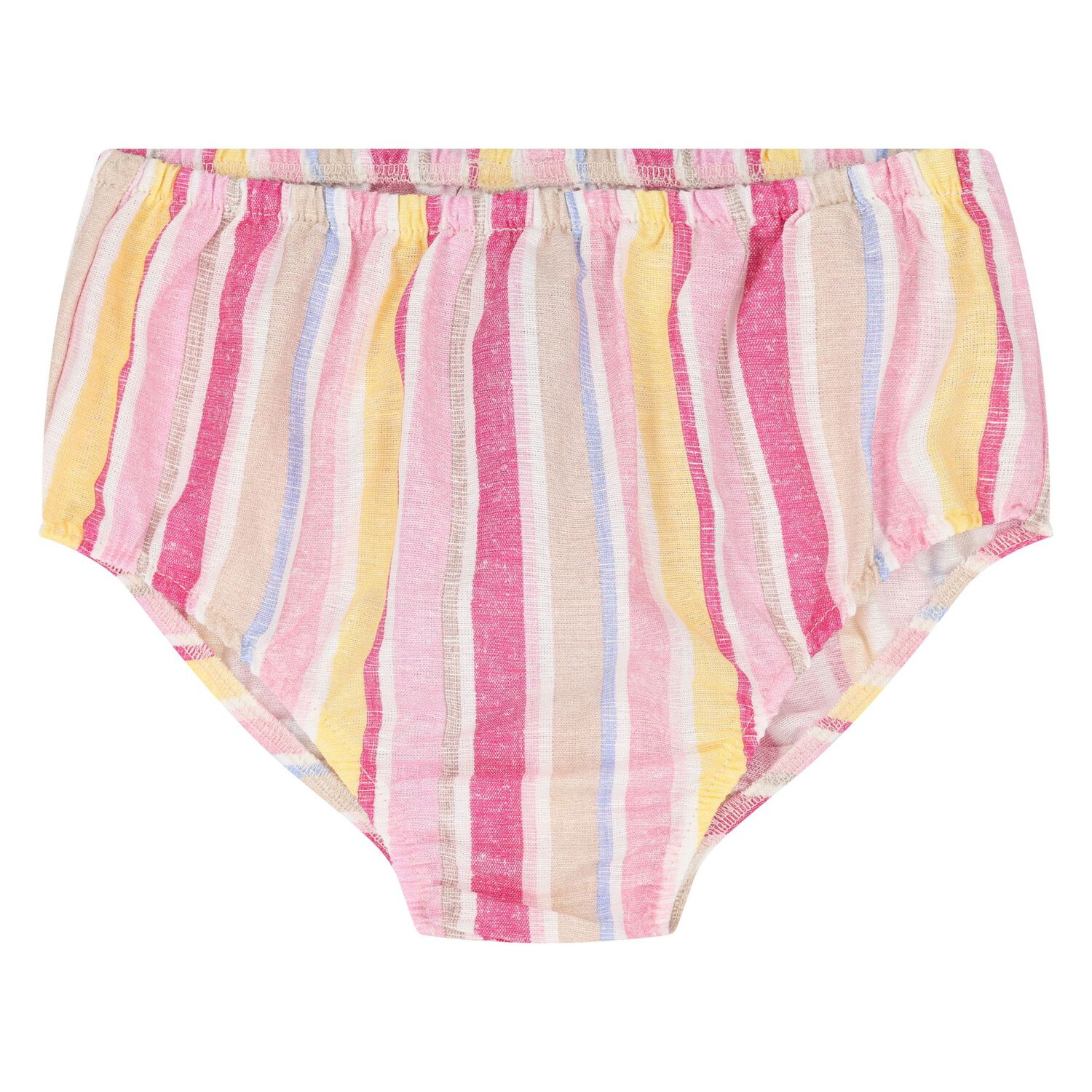 Baby Girls Multi-Coloured Striped Dress Set, 1, hi-res