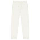 Girls Ivory Logo Joggers, 1, hi-res