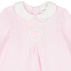 Baby Girls Pink Heart Dress Set, 1, hi-res