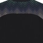 Boys Black Zig Zag Logo Sweatshirt, 1, hi-res