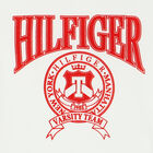 Girls White Varsity Logo T-Shirt, 1, hi-res