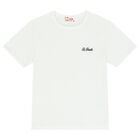 Boys White Logo T-Shirt, 1, hi-res