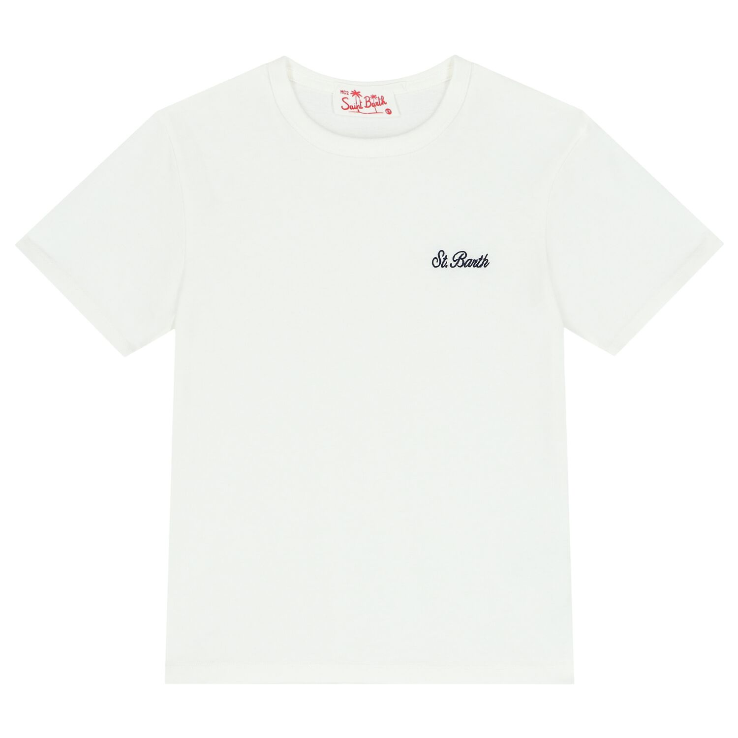 Boys White Logo T-Shirt, 1, hi-res