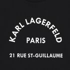 Boys Black Logo T-Shirt, 1, hi-res