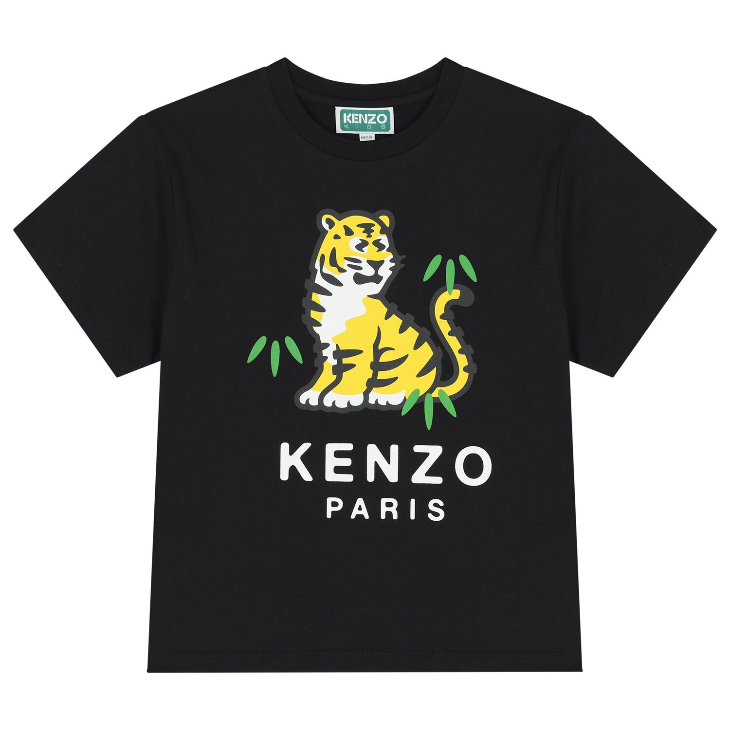 Black Tiger Logo T-Shirt, 1, hi-res