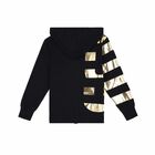 Boys Black & Gold Cotton Sweatshirt, 1, hi-res