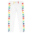 Girls White Logo Jeans, 1, hi-res