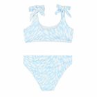 Girls White & Blue Bikini, 1, hi-res