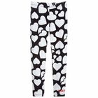 Girls Black & White Printed Leggings, 1, hi-res
