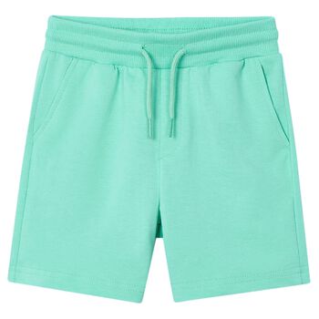 Boys Green Jersey Shorts