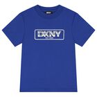 Boys Blue Logo T-Shirt, 1, hi-res