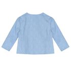 Blue GG Logo Baby Jacket, 1, hi-res