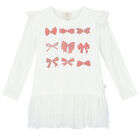 Girls Ivory & Red Leggings Set, 1, hi-res