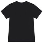 Boys Black Logo T-Shirt, 1, hi-res
