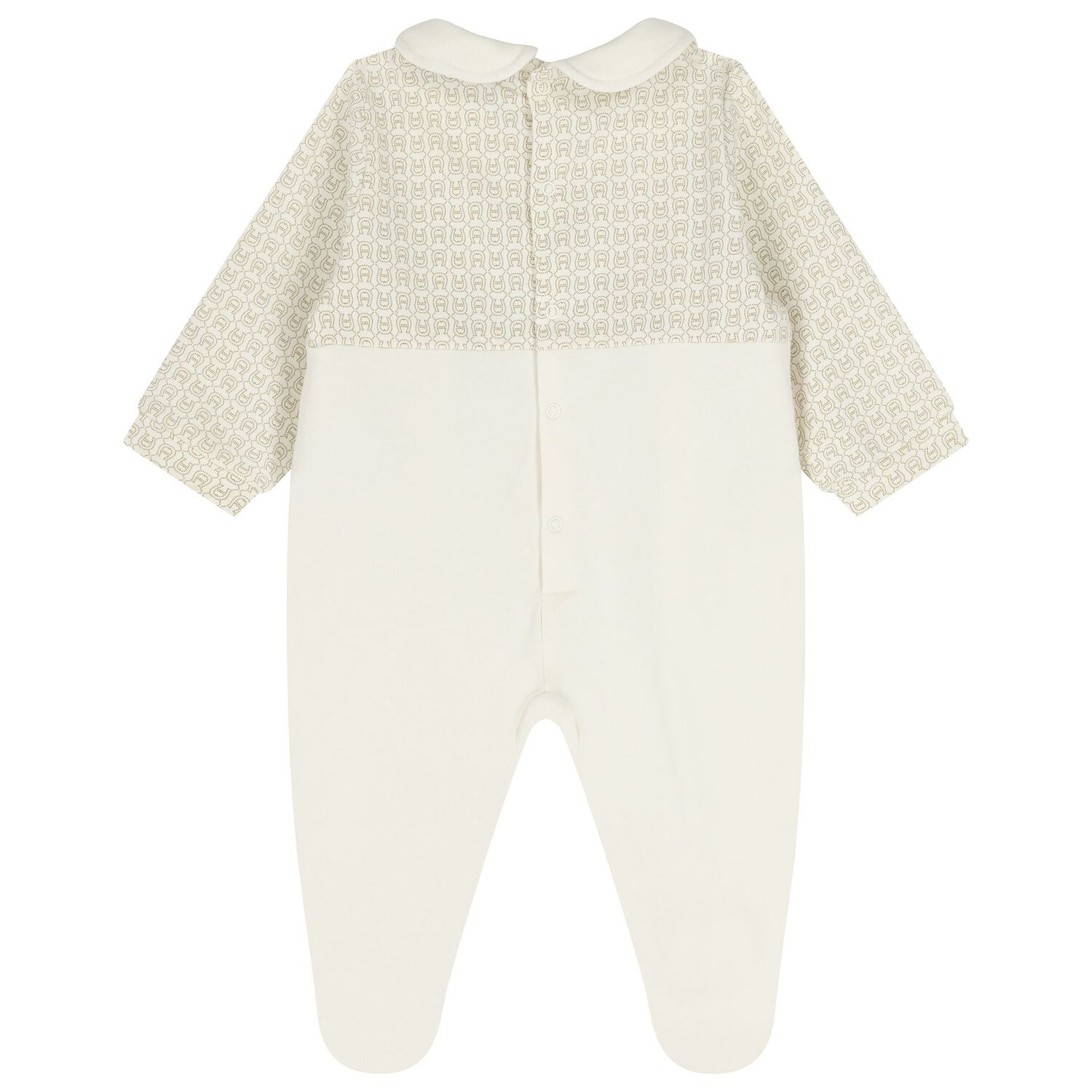 Ivory Logo Babygrow, 1, hi-res