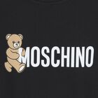 Black Teddy Bear Logo Sweatshirt, 6, hi-res