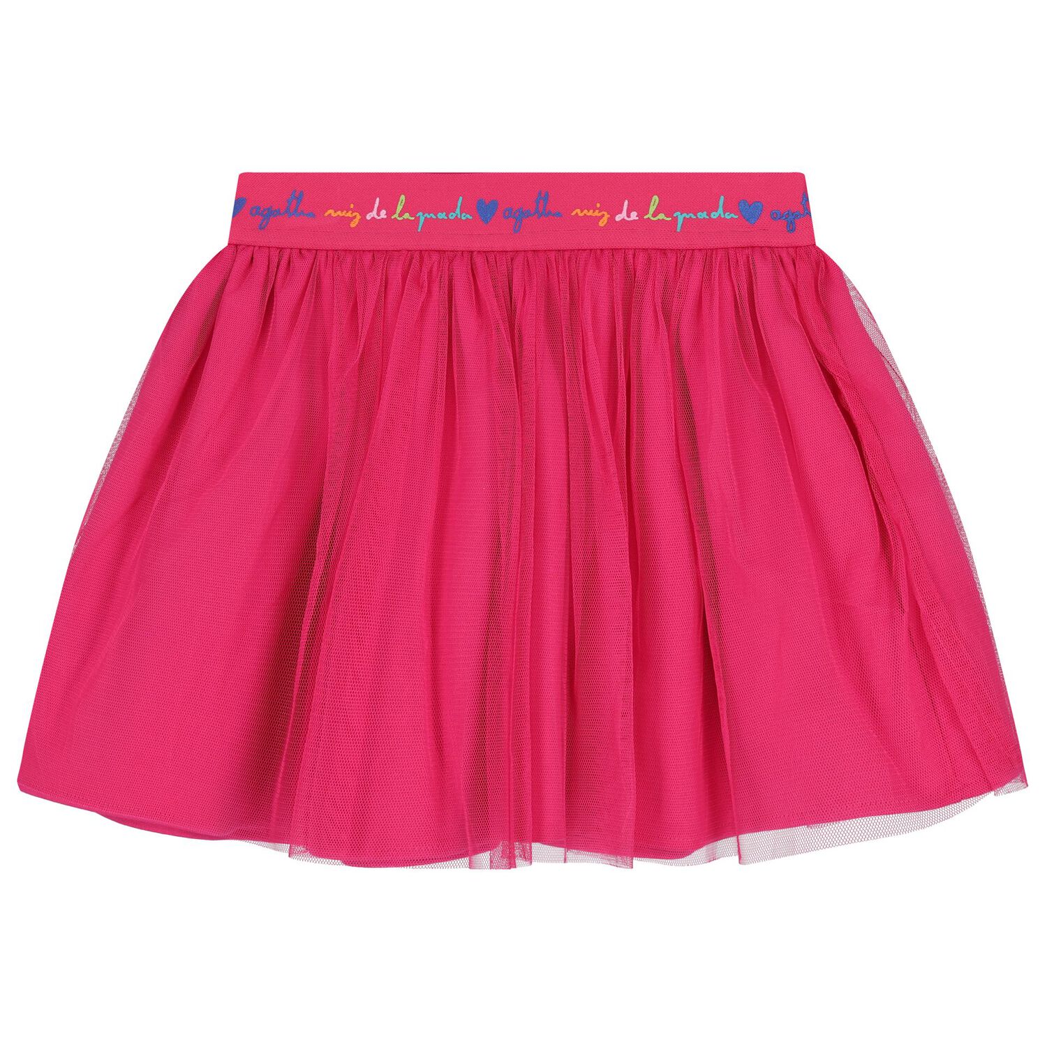 Girls Blue & Pink Bow Skirt Set, 1, hi-res