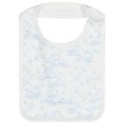 Baby Boys White & Blue Toile De Jouy Babygrow Gift Set, 1, hi-res