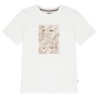 Boys White Logo T-Shirt, 1, hi-res