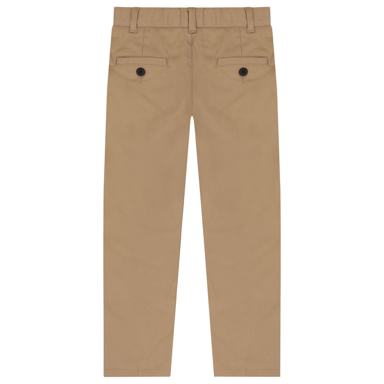 Boys Beige Chino Trousers, 1, hi-res