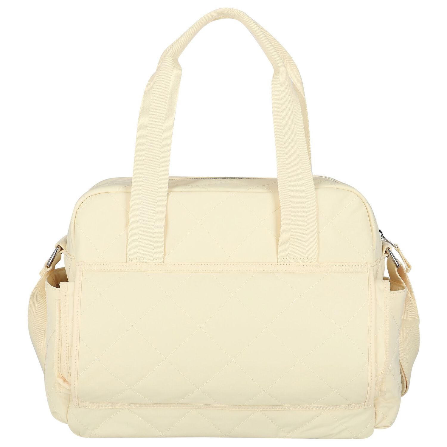 Beige Logo Baby Changing Bag, 1, hi-res