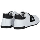 White Logo Trainers, 1, hi-res