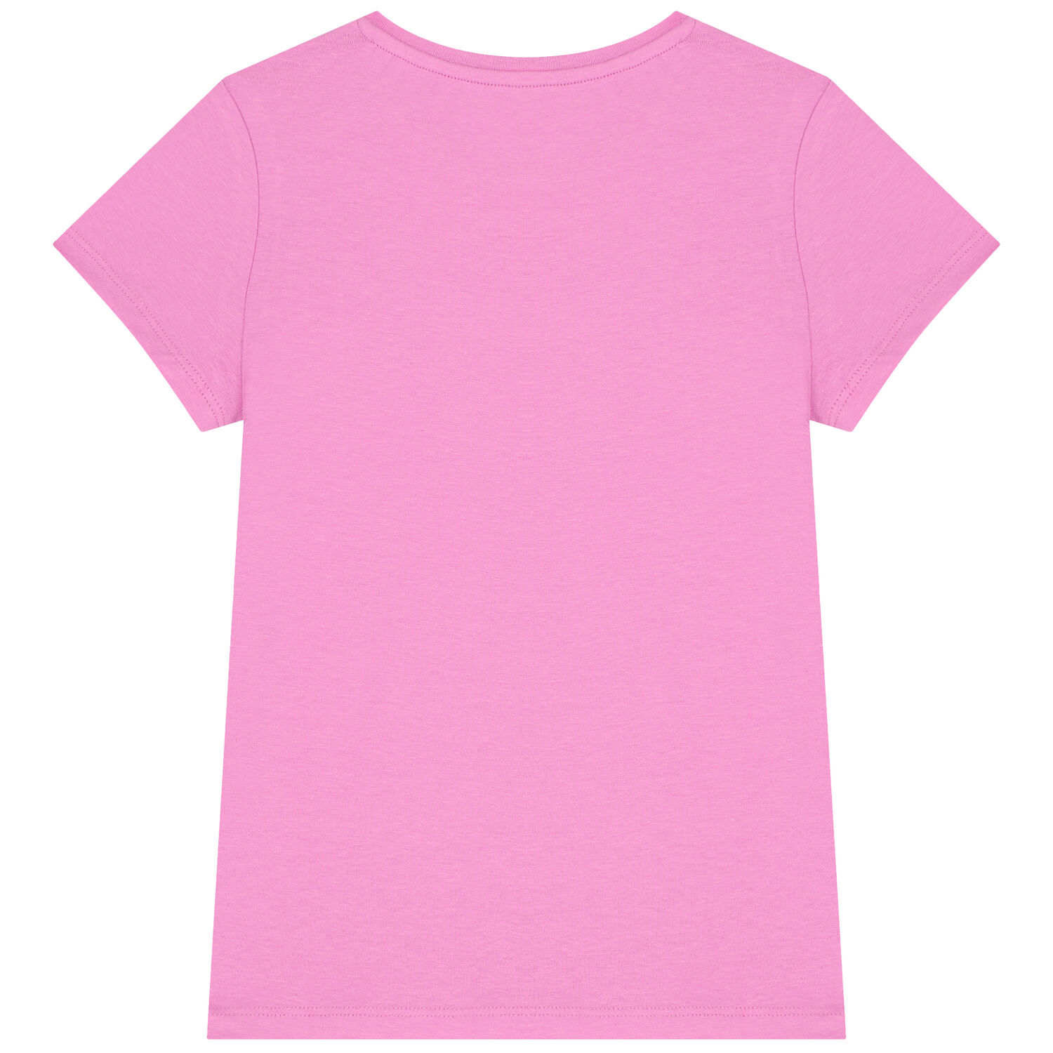 Girls Pink Diamante Logo T-Shirt, 1, hi-res
