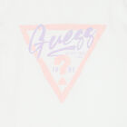 Girls White Logo T-Shirt, 1, hi-res