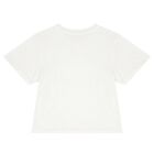 Girls Ivory Logo T-Shirt, 1, hi-res