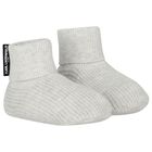 Grey Hat & Bootie Ikonik Karl & Choupette Baby Gift Set, 1, hi-res