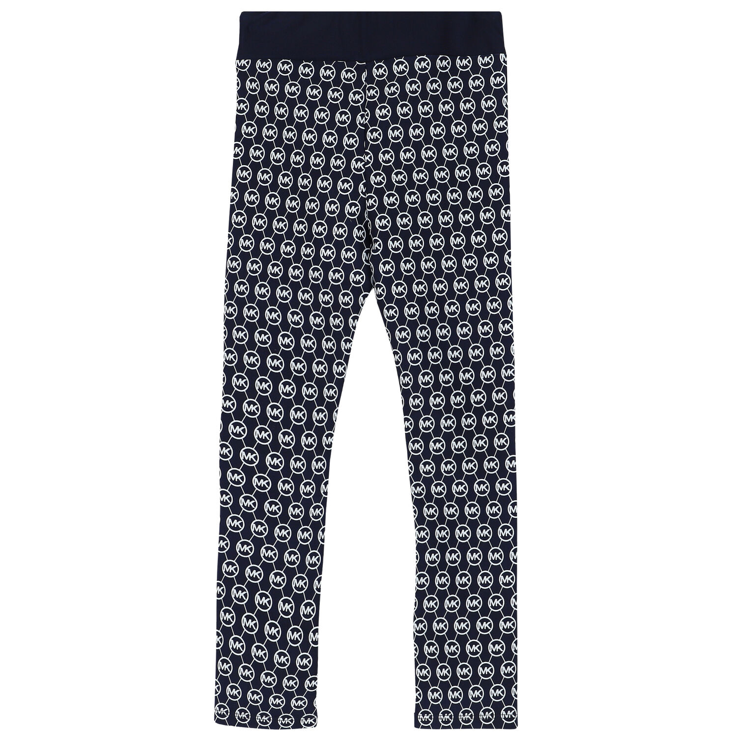 Girls Navy Logo Leggings, 1, hi-res image number null