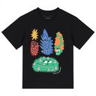 Boys Black Monster T-Shirt, 1, hi-res