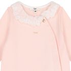 Baby Girls Pink & White Babygrow Gift Set , 2, hi-res