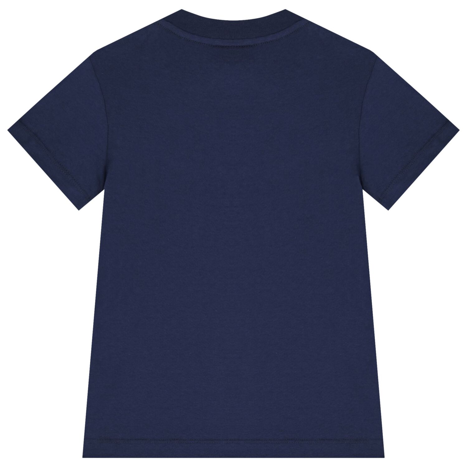 Boys Navy Blue Teddy Logo T-Shirt, 1, hi-res