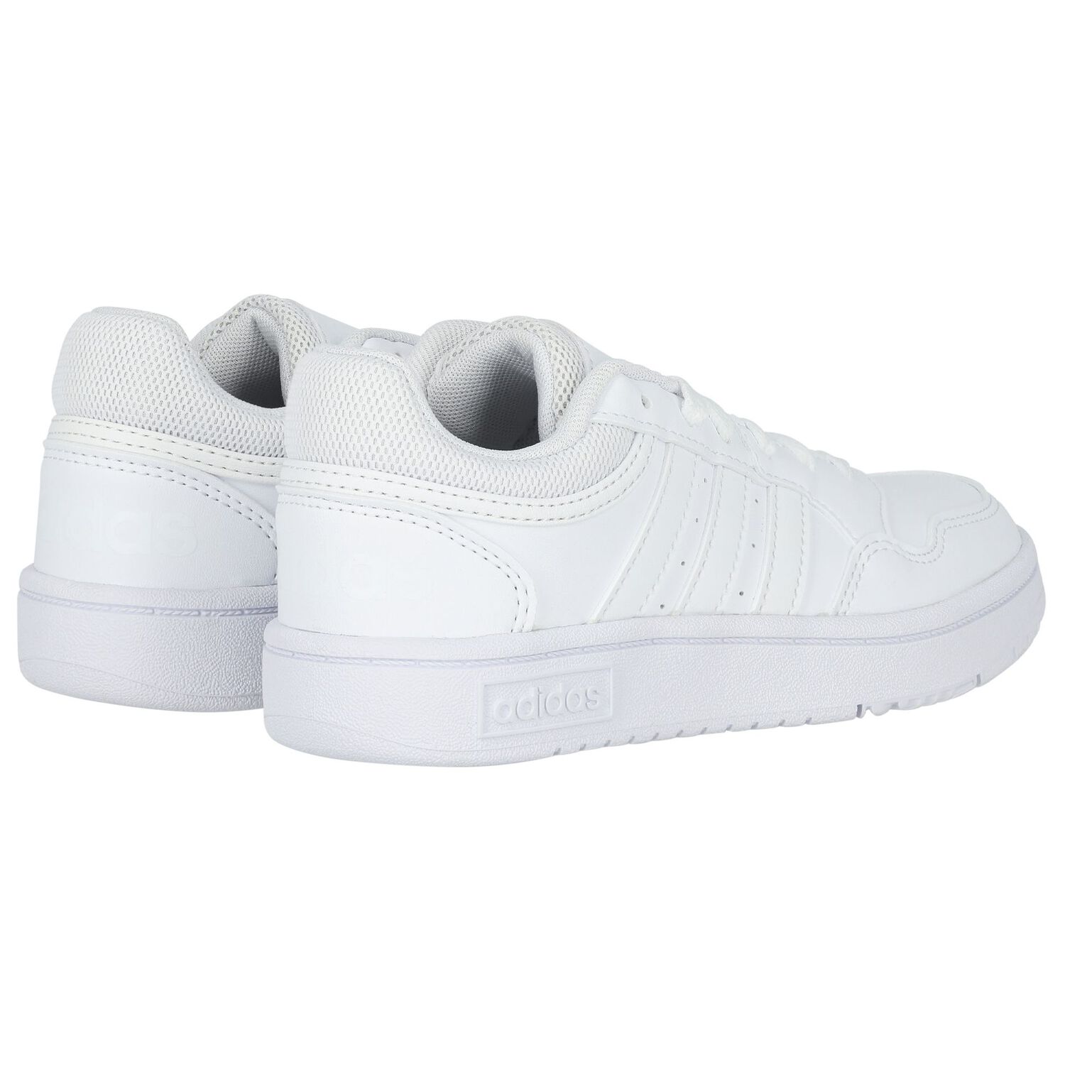 White Hoops 3.0 Logo Trainers, 2, hi-res
