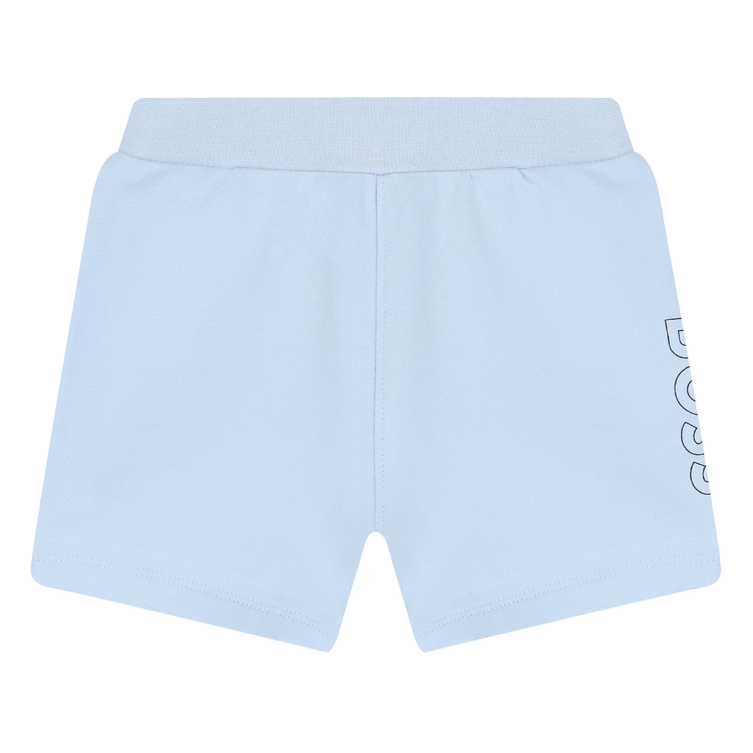Baby Boys Blue Logo Shorts, 1, hi-res