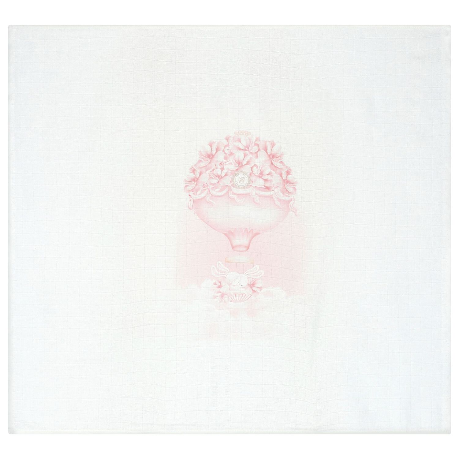 Baby Girls White & Pink Muslin Swaddles (3-Pack), 6, hi-res