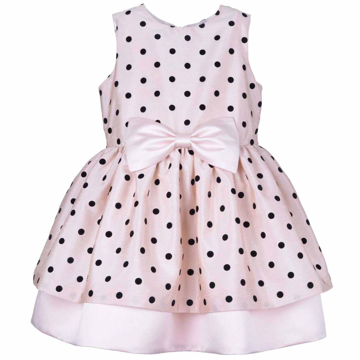 Girls Pink Spotted Dress, 1, hi-res image number null