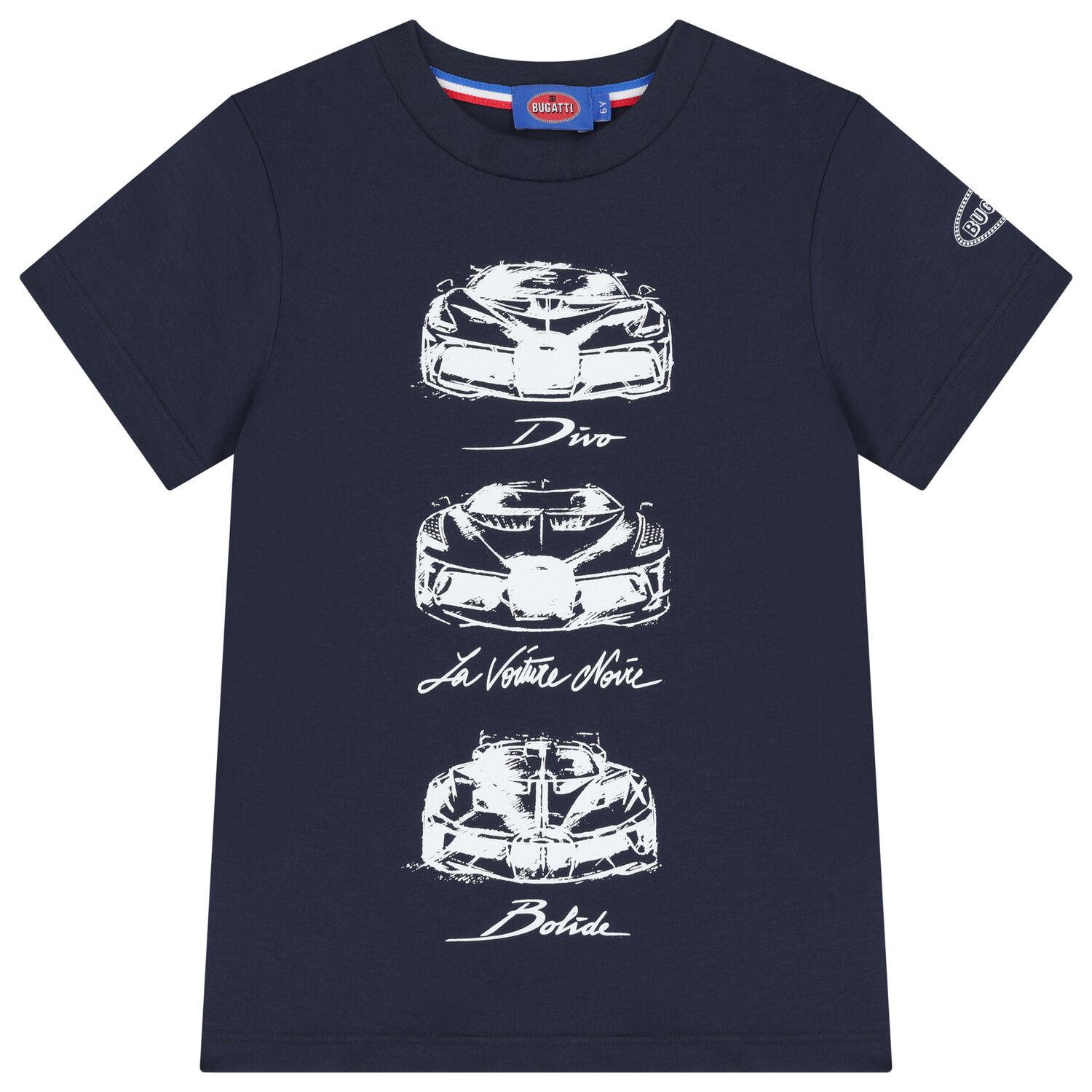 Boys Navy Blue Logo T-Shirt, 2, hi-res