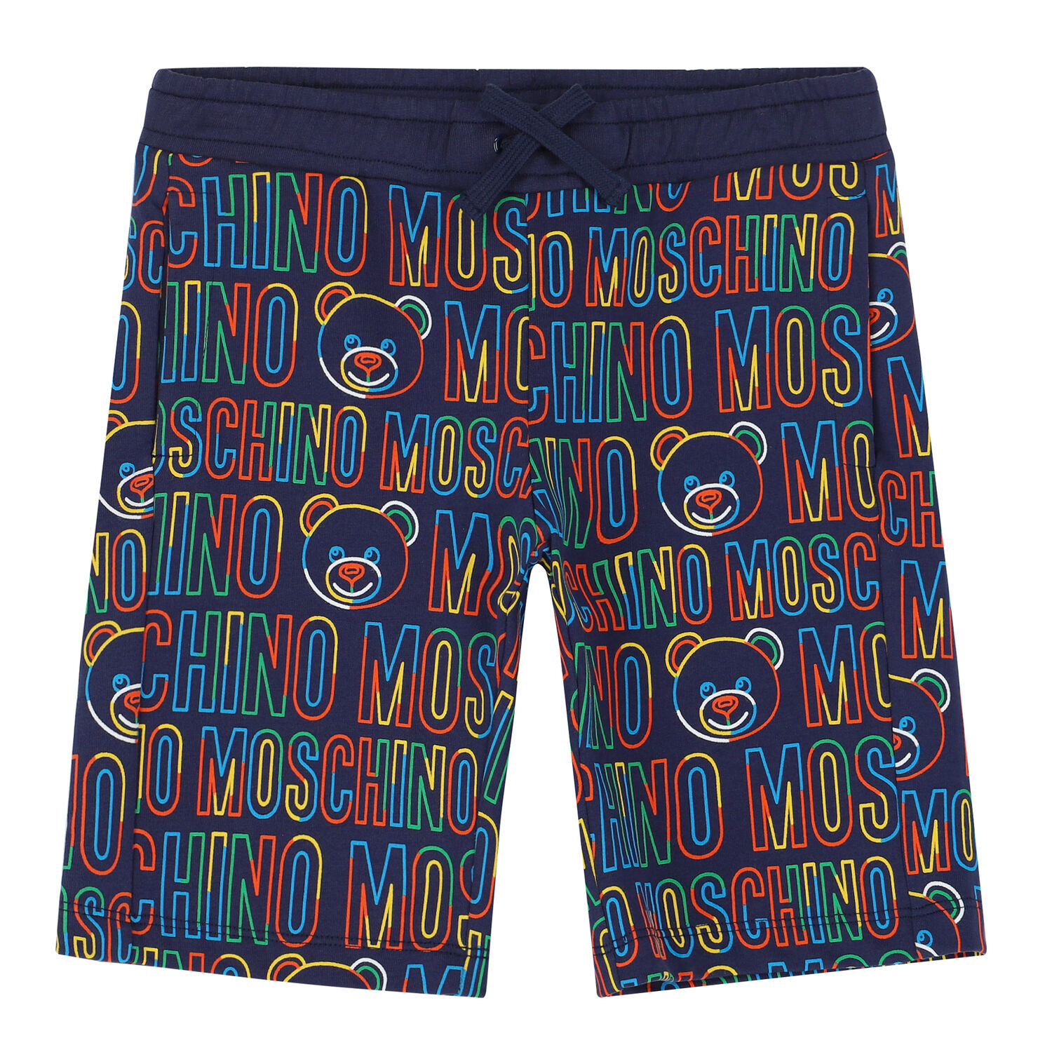 Boys Navy Blue Logo Shorts, 2, hi-res image number null