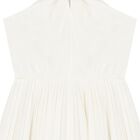 Girls Ivory Pleated Playsuit, 2, hi-res