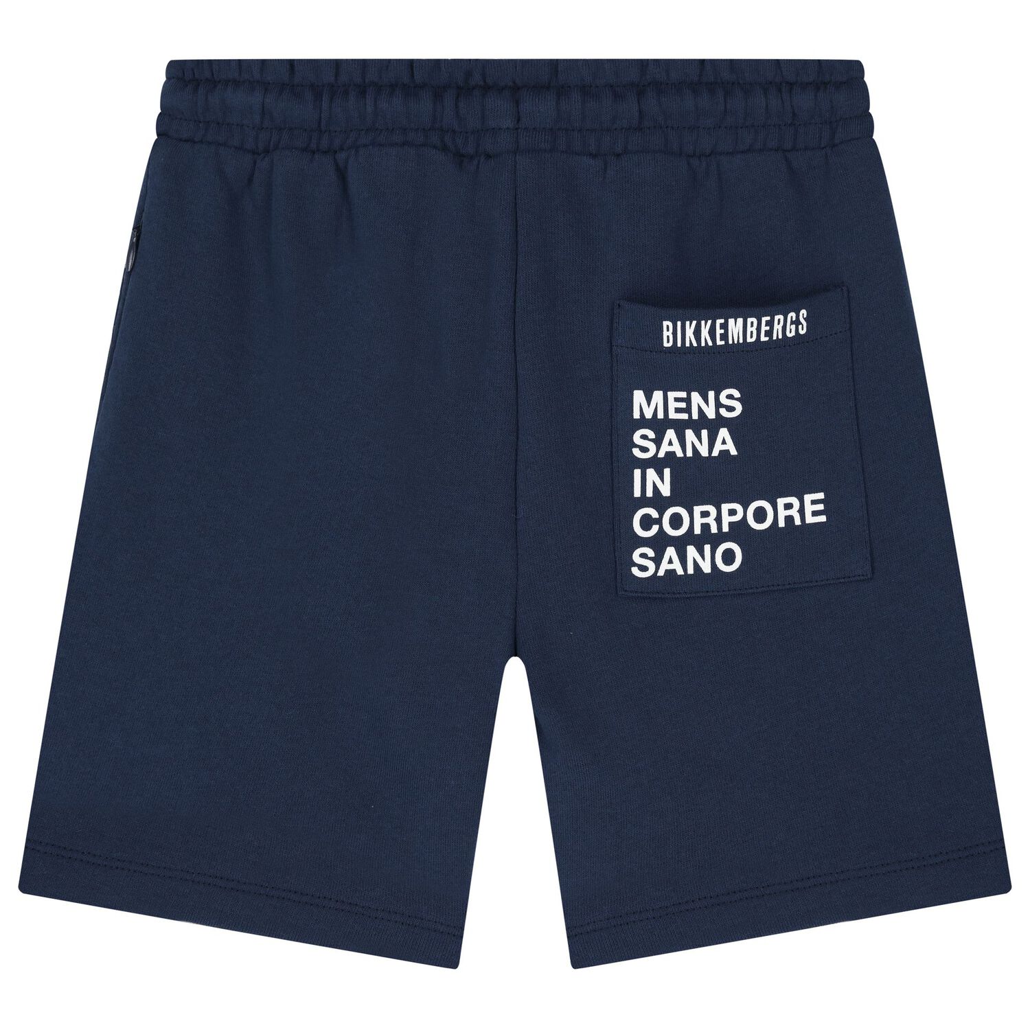 Boys Navy Blue Logo Shorts, 1, hi-res image number null