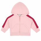 Baby Girls Pink Hooded Top, 1, hi-res