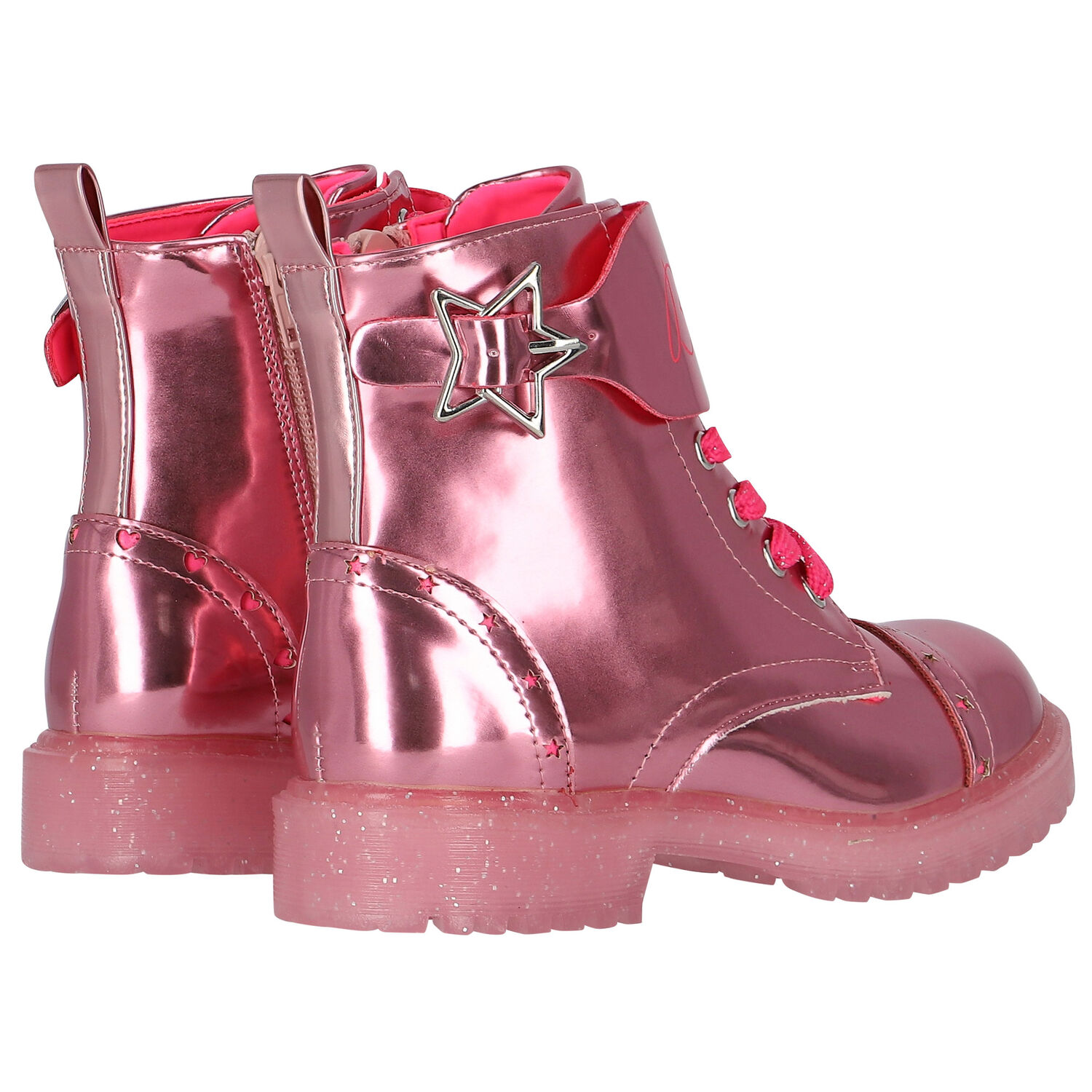 Girls Pink Logo Boots, 1, hi-res image number null