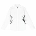Boys White Printed Shirt, 1, hi-res