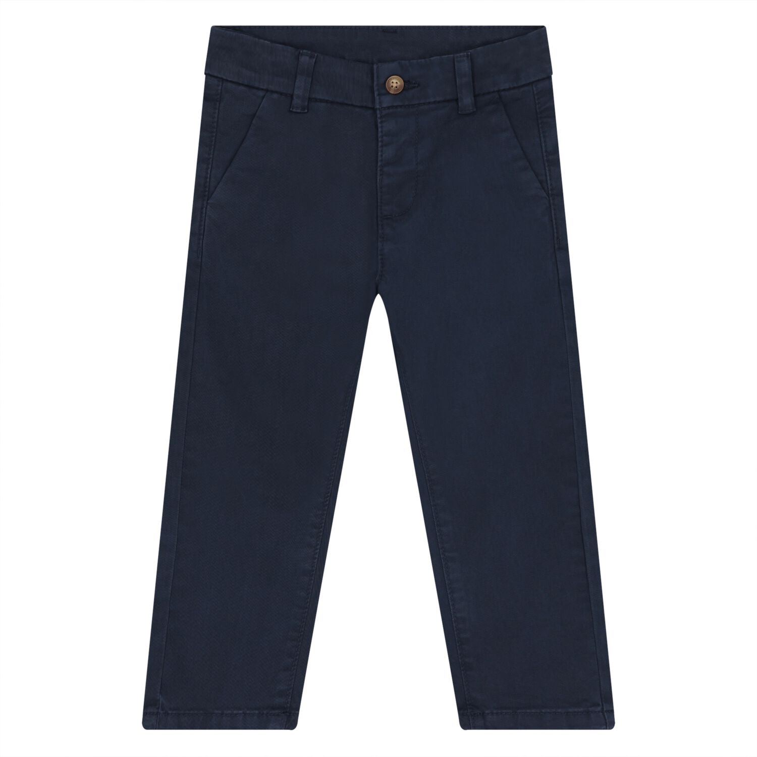 Younger Boys Navy Blue Trousers, 2, hi-res