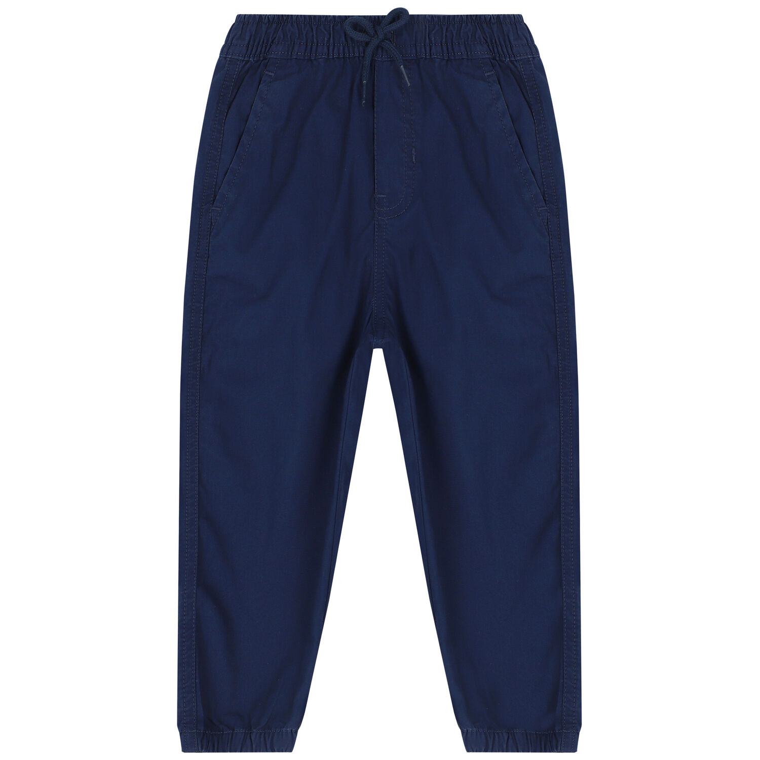 Baby Boys Red & Navy Trousers Set, 1, hi-res