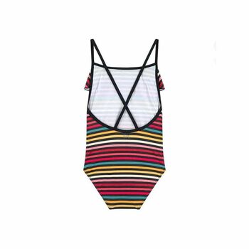 Girls Caro Striped Swimsuit