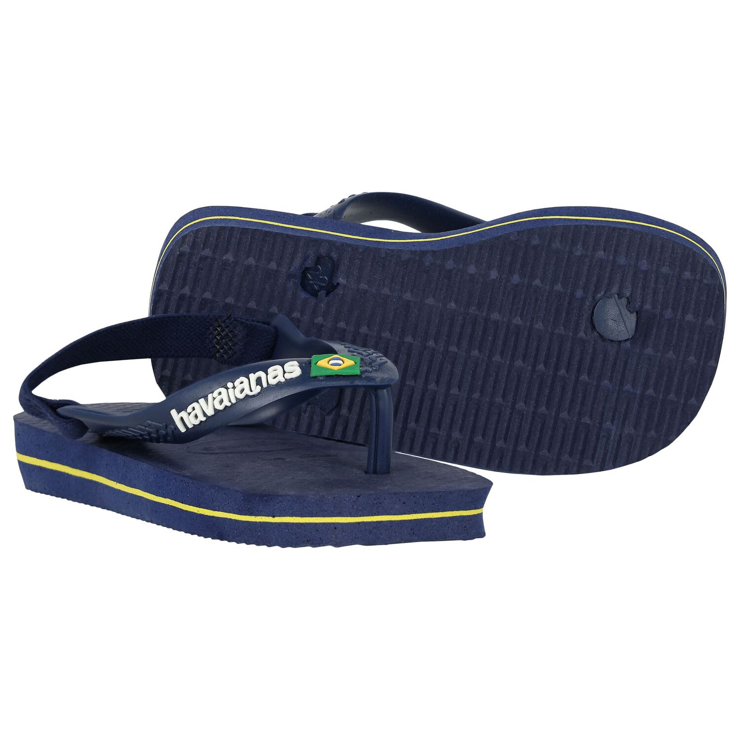 Navy Logo Flip Flops, 2, hi-res image number null