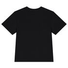 Boys Black Logo T-Shirt, 2, hi-res